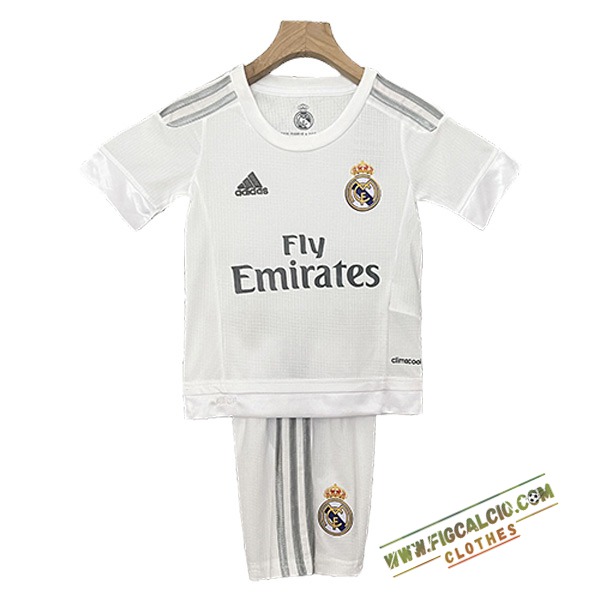 Maglie Calcio Real Madrid Retro Bambino Prima 2015/016