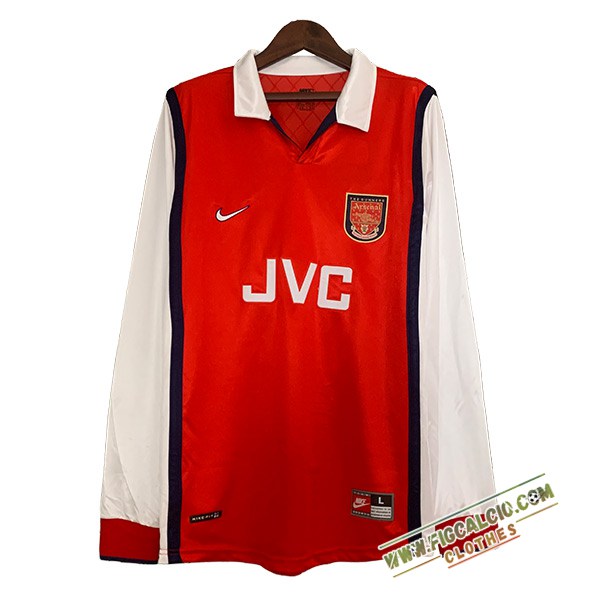 Maglie Calcio Arsenal Retro Prima Manica Lunga 1998/1999