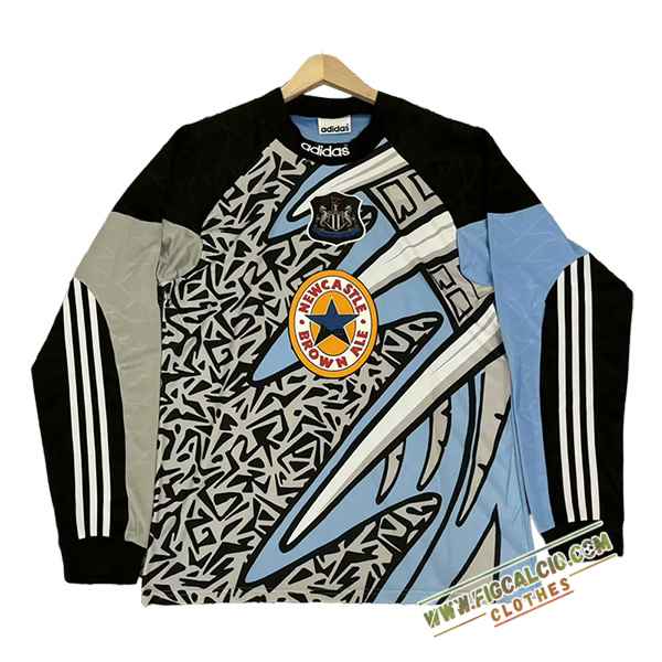 Maglie Calcio Nuovacastle United Retro Manica Lunga Blu 1995/1996
