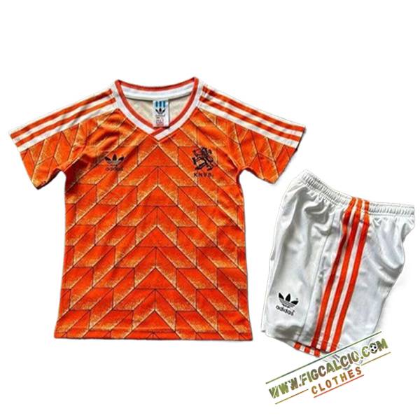 Maglie Calcio Paesi Bassi Retro Bambino Prima 1988