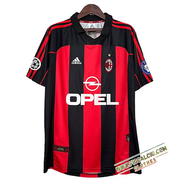 Maglie Calcio AC Milan Retro Prima 2000/2001