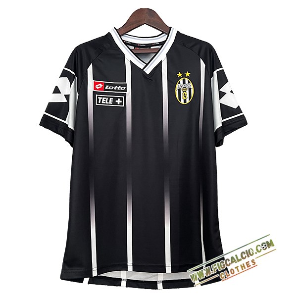 Maglie Calcio Juventus Retro Nero 2000/2001