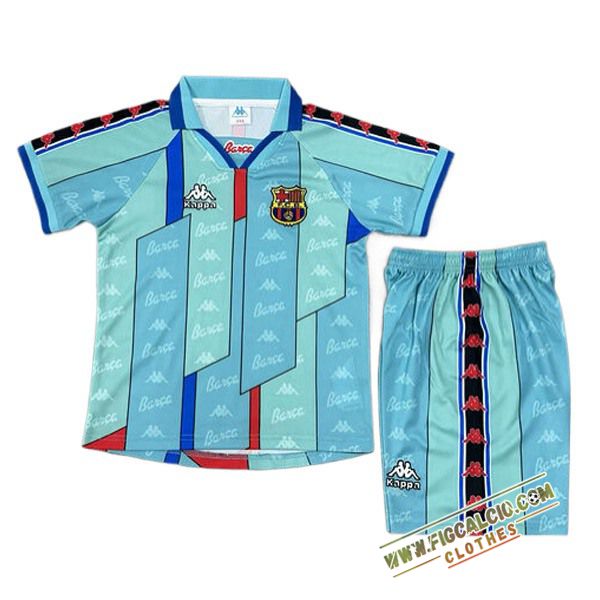 Maglie Calcio FC Barcellona Retro Bambino Prima 1996/1997