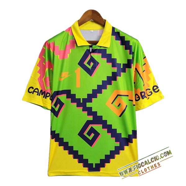 Maglie Calcio Messico Retro Portiere Verde/Giallo