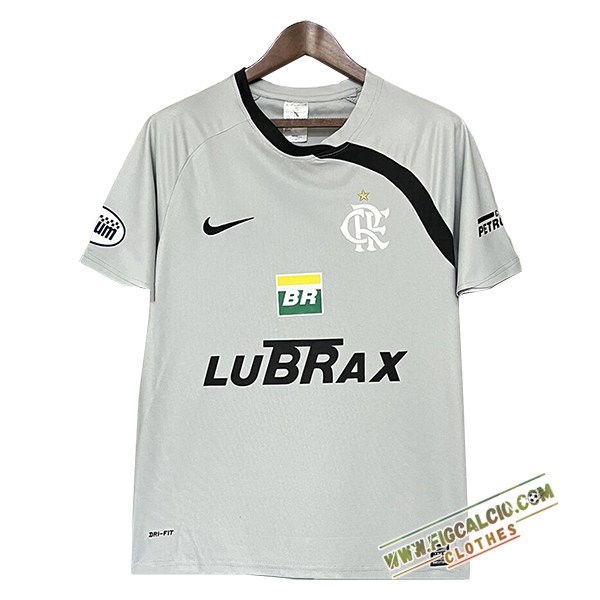 Maglie Calcio Flamengo Retro Portiere Grigio 2008