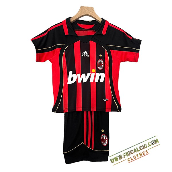 Maglie Calcio AC Milan Retro Bambino Prima 2006/2007