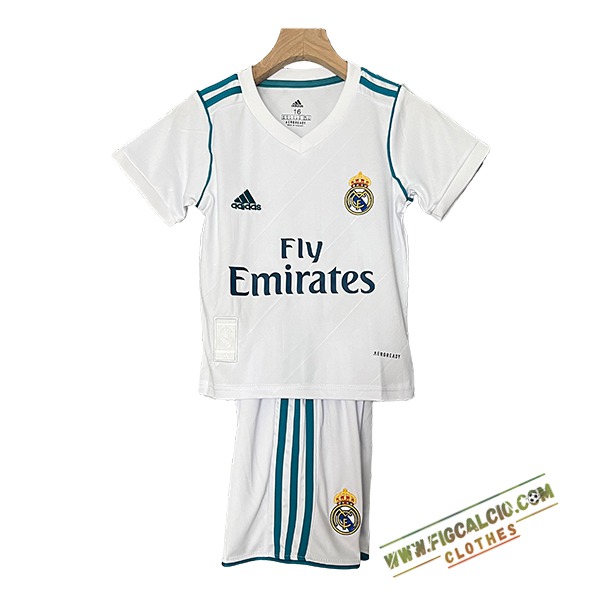 Maglie Calcio Real Madrid Retro Bambino Prima 2017/2018