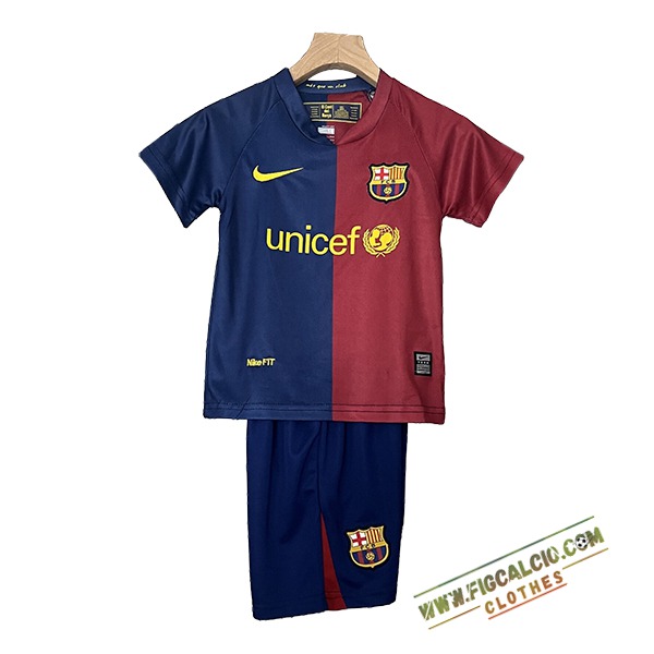 Maglie Calcio FC Barcellona Retro Bambino Prima 2008/2009