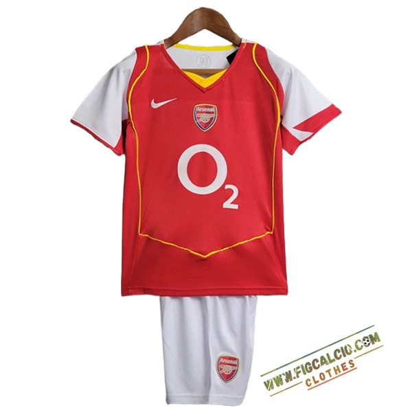 Maglie Calcio Arsenal Retro Bambino Prima 2004/2005