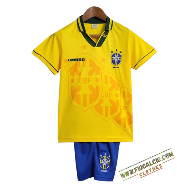 Maglie Calcio Brasile Retro Bambino Prima 1994