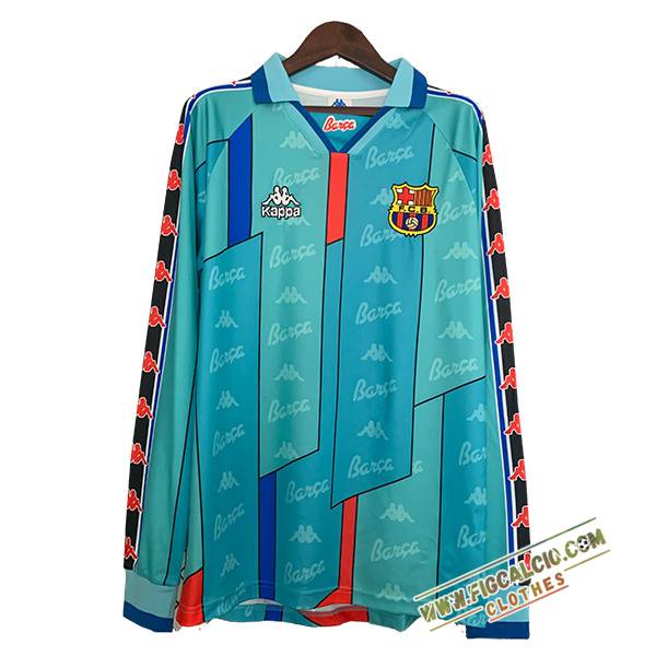 Maglie Calcio FC Barcellona Retro Seconda Manica Lunga 1996/1997