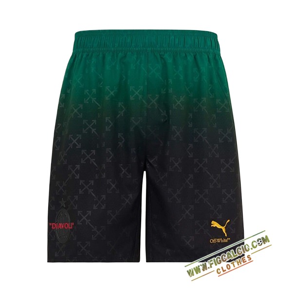 Pantaloncini Calcio AC Milan Quarto Nero 2024/2025