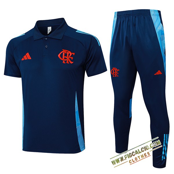 Kit Maglia Polo Flamengo Blu Scuro 2025/2026