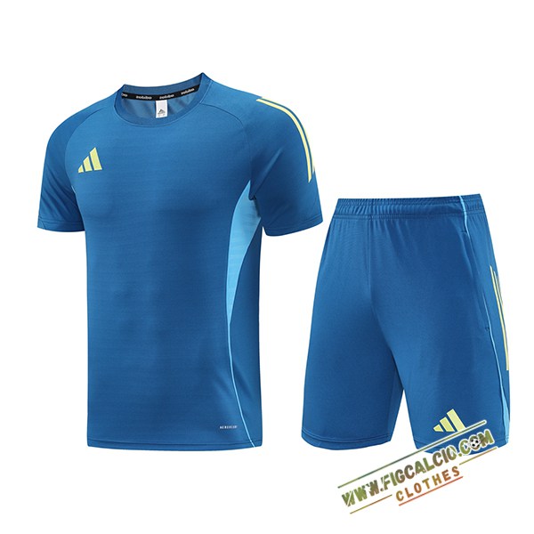 Kit Maglia Allenamento Adidas Blu 2025/2026 -02