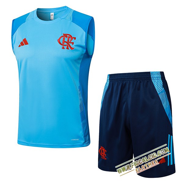 Kit Canotta Allenamento Flamengo Blu 2025/2026