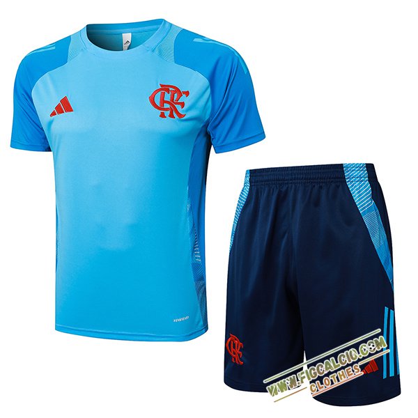 Kit Maglia Allenamento Flamengo Blu 2025/2026