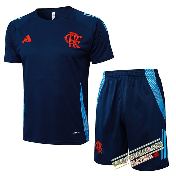 Kit Maglia Allenamento Flamengo Blu Reale 2025/2026