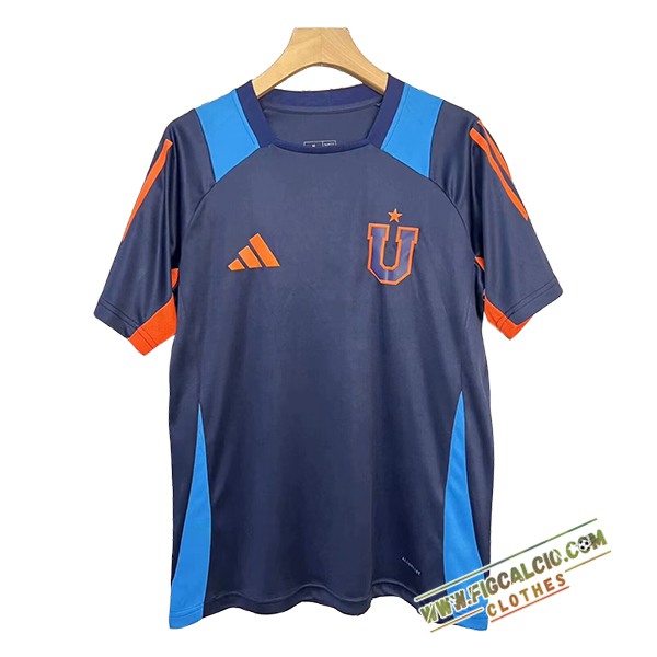T Shirt Allenamento Università del Cile Blu/Arancia 2025/2026