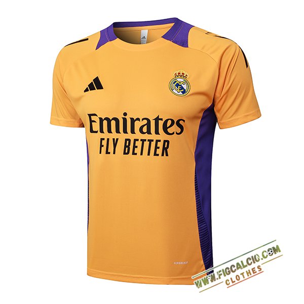 T Shirt Allenamento Real Madrid Arancia/viola 2025/2026