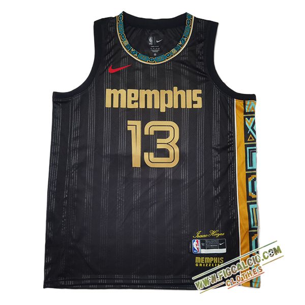 Maglia Memphis Grizzlies (JACKSON JR. #13) 2025/26 Beige/Arancia/Nero