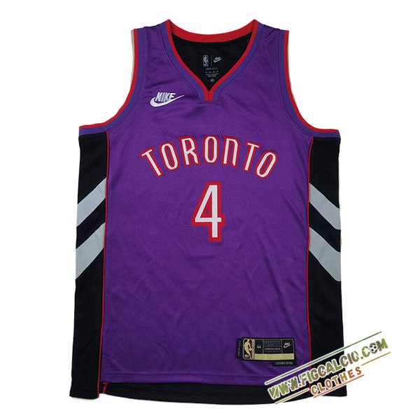 Maglia Toronto Raptors (BARNES #4) 2025/26 viola/Nero