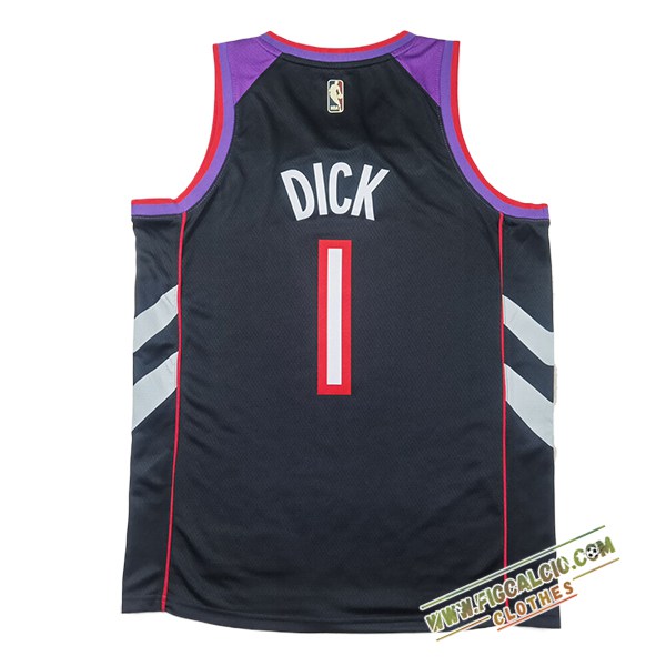 Maglia Toronto Raptors (DICK #1) 2025/26 viola/Nero