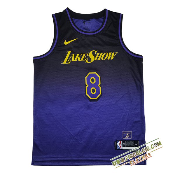Maglia Los Angeles Lakers (BRYANT #8#24) 2025/26 Nero/viola
