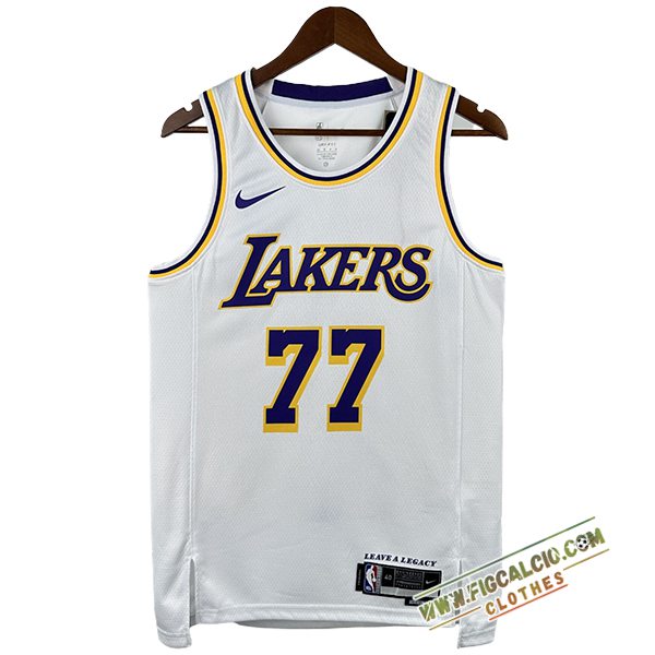 Maglia Los Angeles Lakers (DONCIC #77) 2025/26 Bianco
