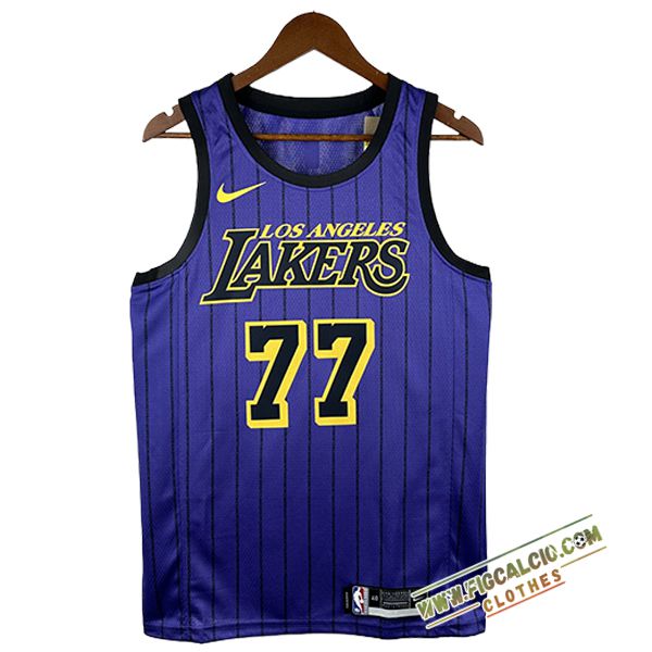 Maglia Los Angeles Lakers (DONCIC #77) 2025/26 viola