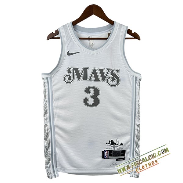 Maglia Dallas Mavericks (DAVIS #3) 2025/26 Bianco/Grigio