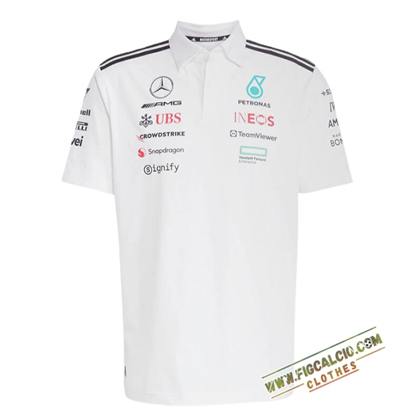 Polo Mercedes Benz F1 Team Bianco 2025