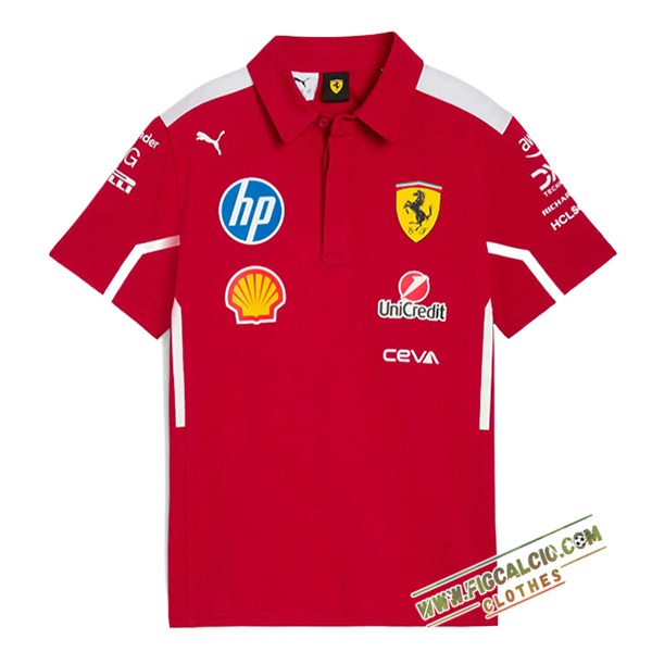 Polo Scuderia Ferrari F1 Team Rosso 2025