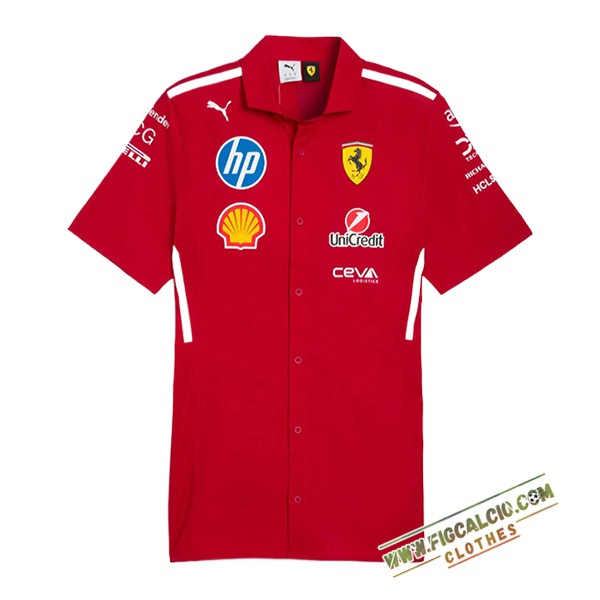 Polo Scuderia Ferrari F1 Team Rosso 2025 -02