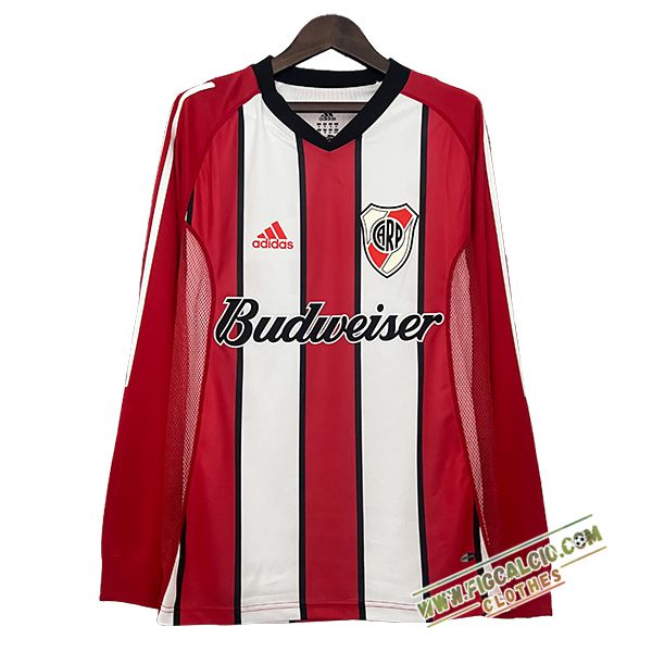 Maglie Calcio River Plate Retro Manica Lungas Seconda 2003/2004