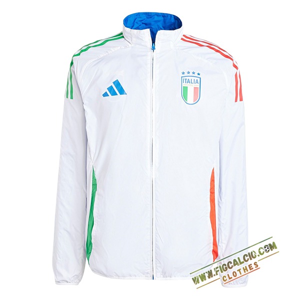 Giacca A Vento Italia Bianco 2024/2025