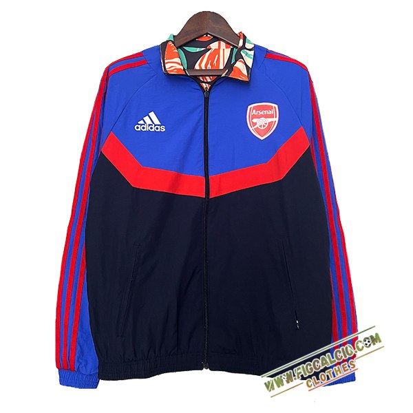 Giacca A Vento Arsenal Nero/Blu/Rosso 2024/2025
