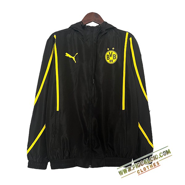 Giacca A Vento Dortmund Nero/Giallo 2024/2025