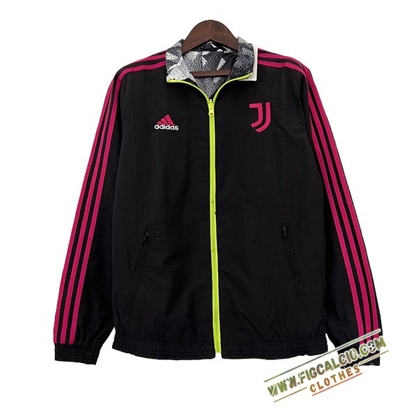 Giacca A Vento Juventus Nero/Rosa 2024/2025
