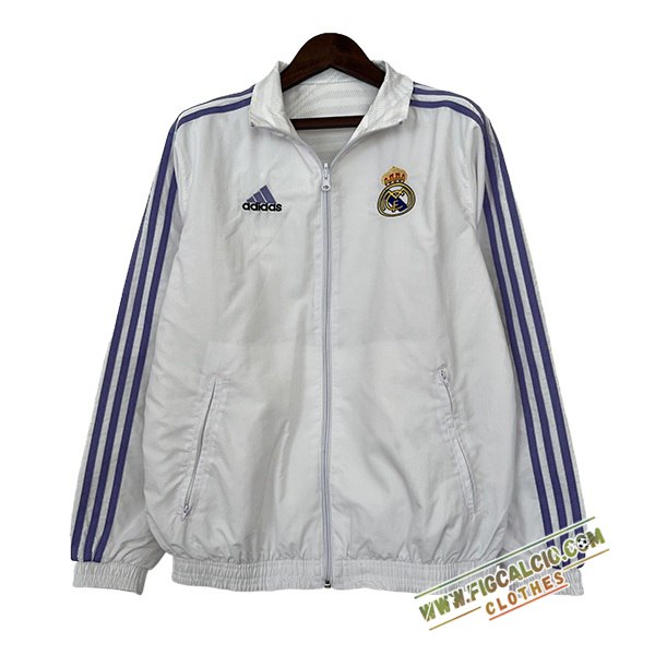 Giacca A Vento Real Madrid Bianco/Blu 2024/2025 -02