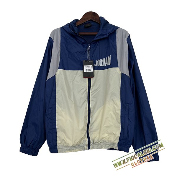 Giacca A Vento Jordan Blu/Beige/Grigio 2024/2025