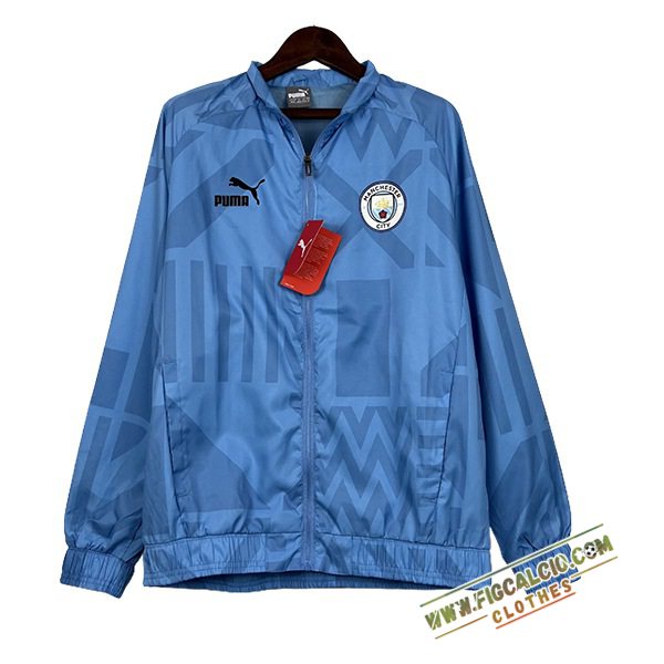 Giacca A Vento Manchester City Blu 2024/2025