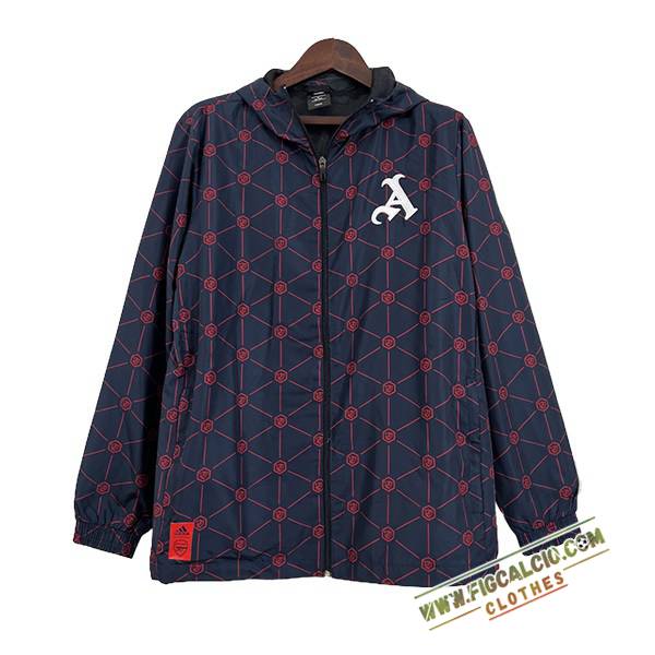 Giacca A Vento Arsenal Blu/Rosso 2024/2025 -03