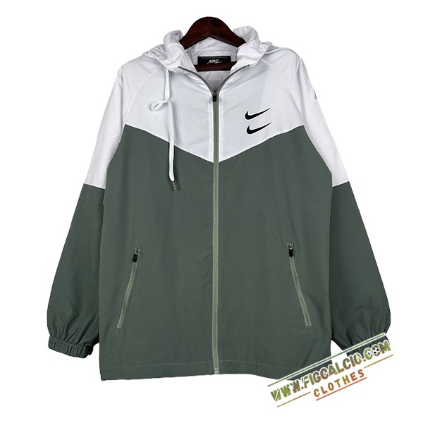 Giacca A Vento Nike Verde/Bianco 2024/2025 -03