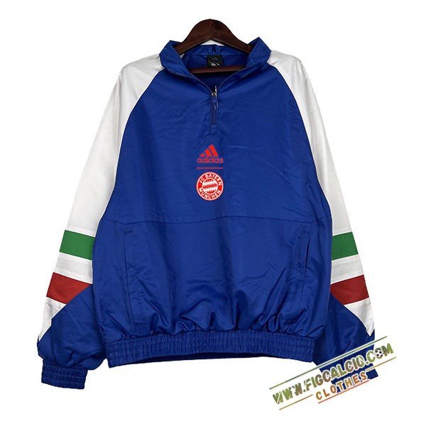 Giacca A Vento Bayern Monaco Blu/Bianco 2024/2025
