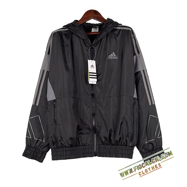 Giacca A Vento Adidas Nero/Grigio 2024/2025