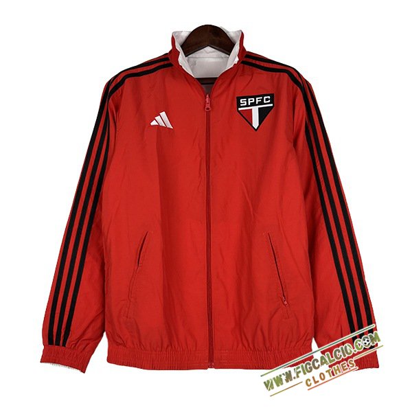 Giacca A Vento Sao Paulo FC Rosso/Nero 2024/2025