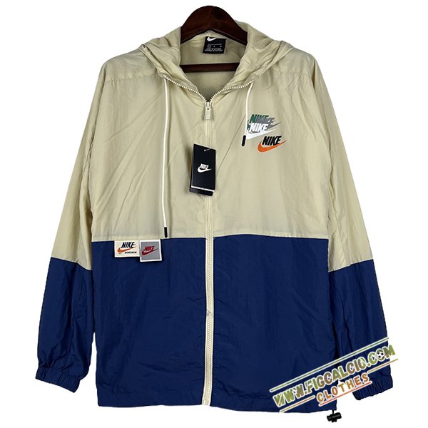 Giacca A Vento Nike Beige/Blu 2024/2025