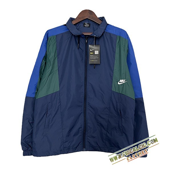 Giacca A Vento Nike Blu/Verde 2024/2025