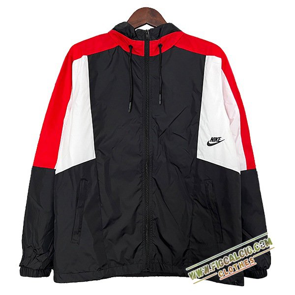 Giacca A Vento Nike Nero/Rosso/Bianco 2024/2025