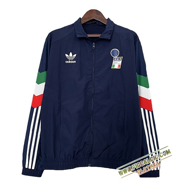 Giacca A Vento Italia Blu Scuro 2024/2025